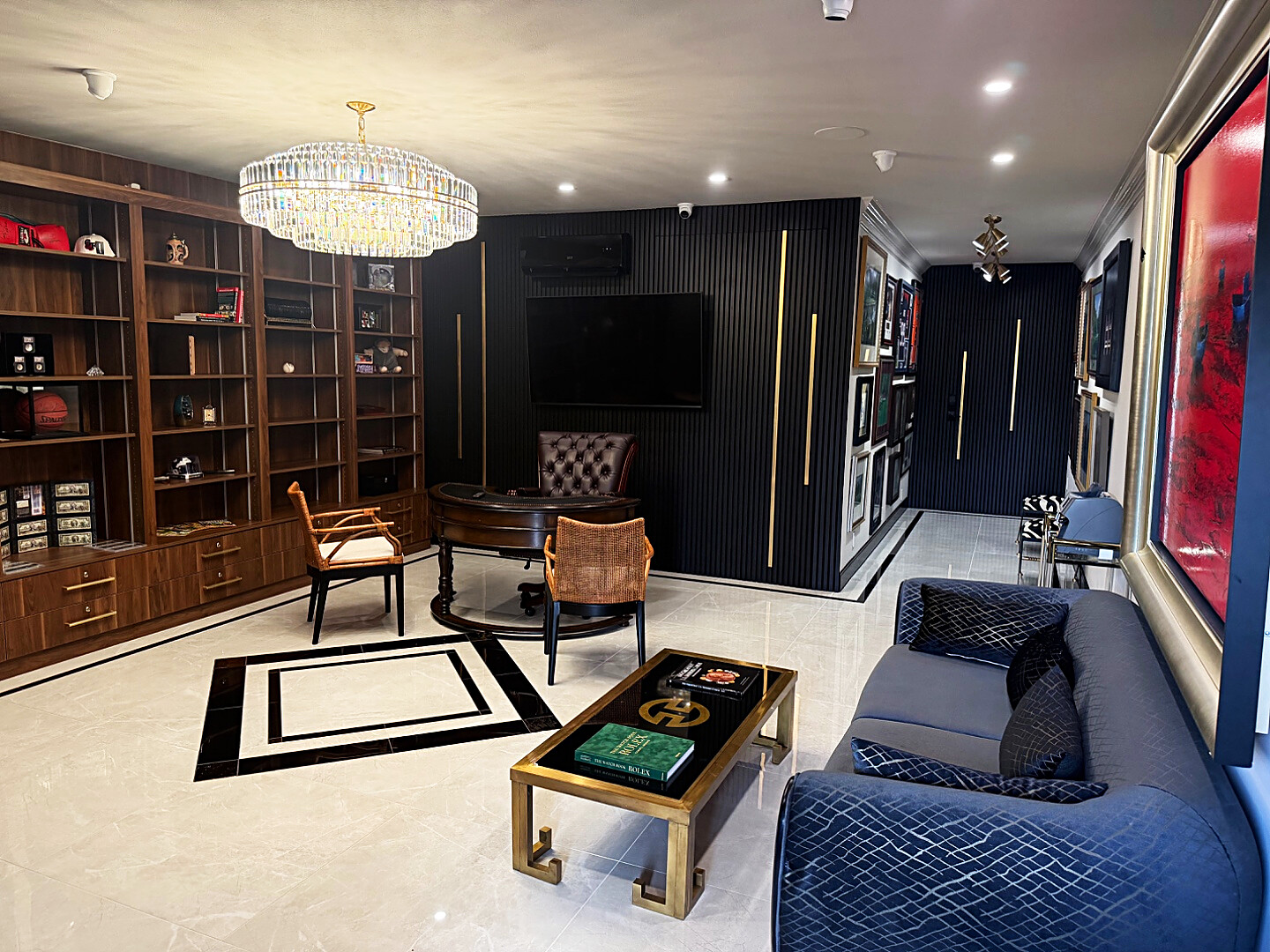 The Precious Metals Evaluation Room inside the Black House. One appointment at a time.